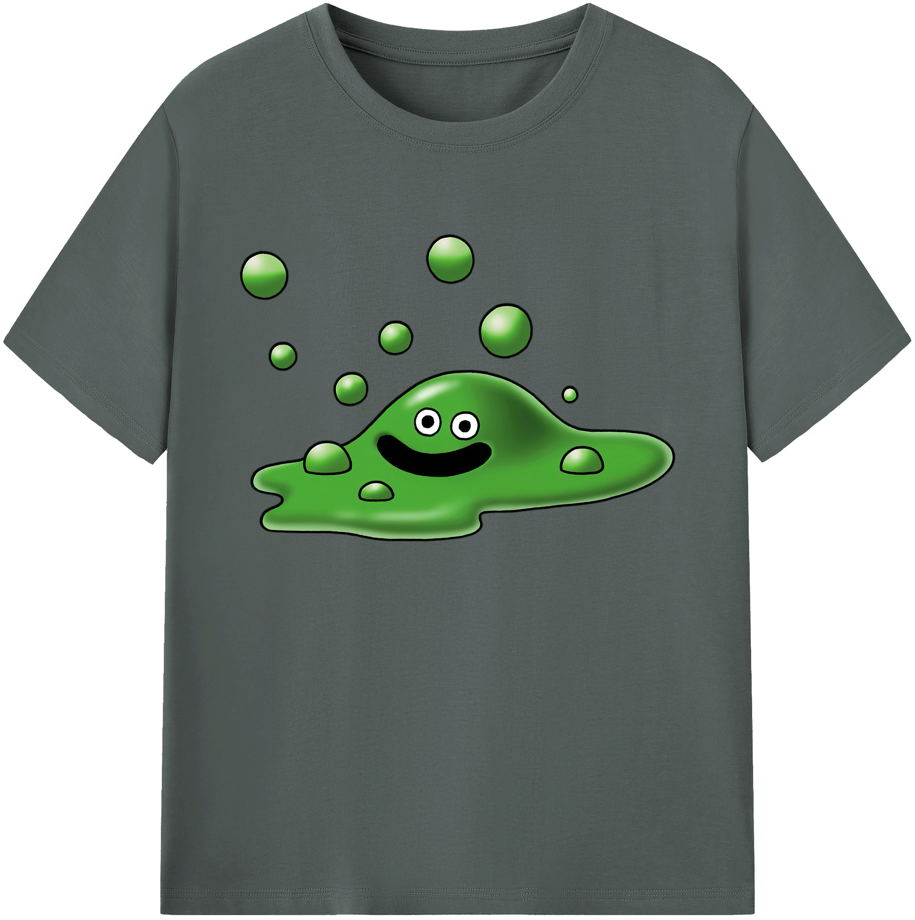 （画像用） ドラゴンクエスト Doragon Kuesuto Dragon Quest 綿100％ メンズ半袖Tシャツ｜肌触りやわらか＆通気性